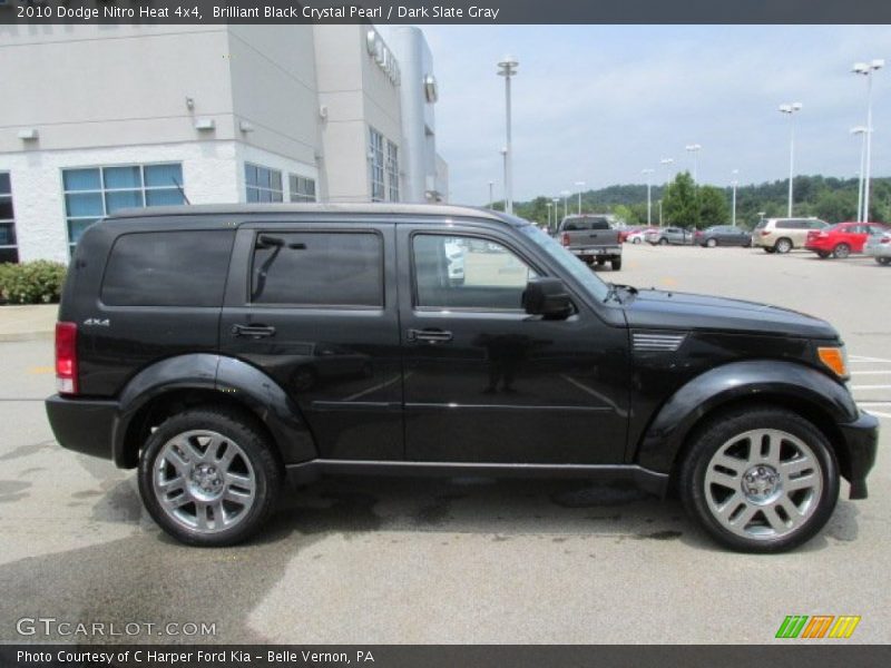 Brilliant Black Crystal Pearl / Dark Slate Gray 2010 Dodge Nitro Heat 4x4