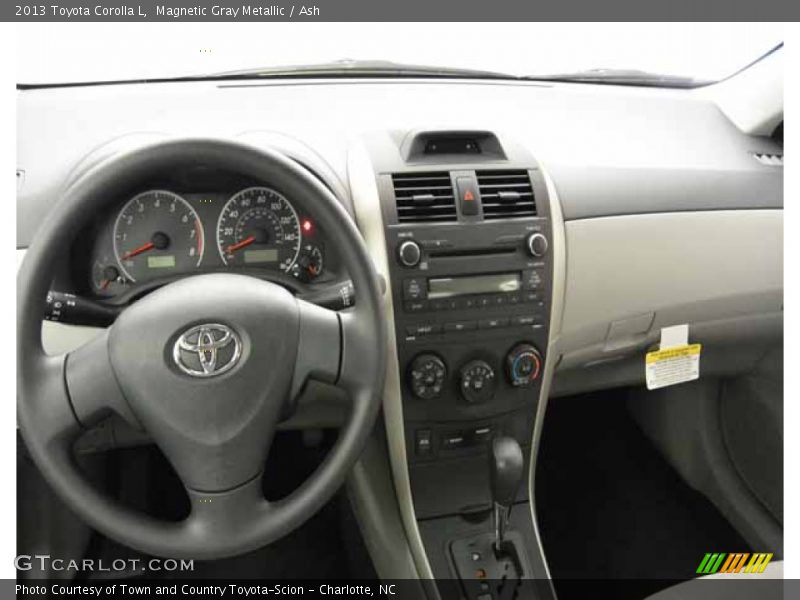 Magnetic Gray Metallic / Ash 2013 Toyota Corolla L