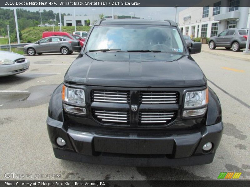 Brilliant Black Crystal Pearl / Dark Slate Gray 2010 Dodge Nitro Heat 4x4