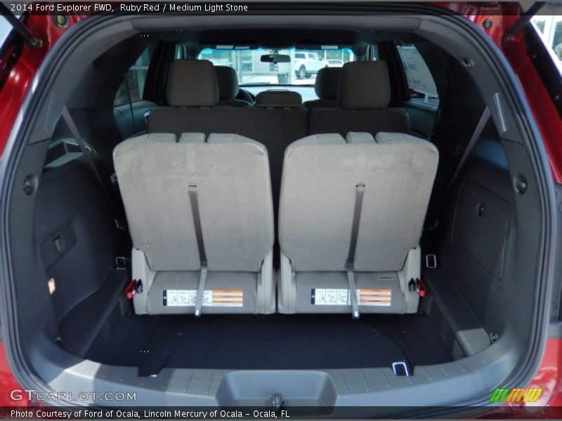  2014 Explorer FWD Trunk