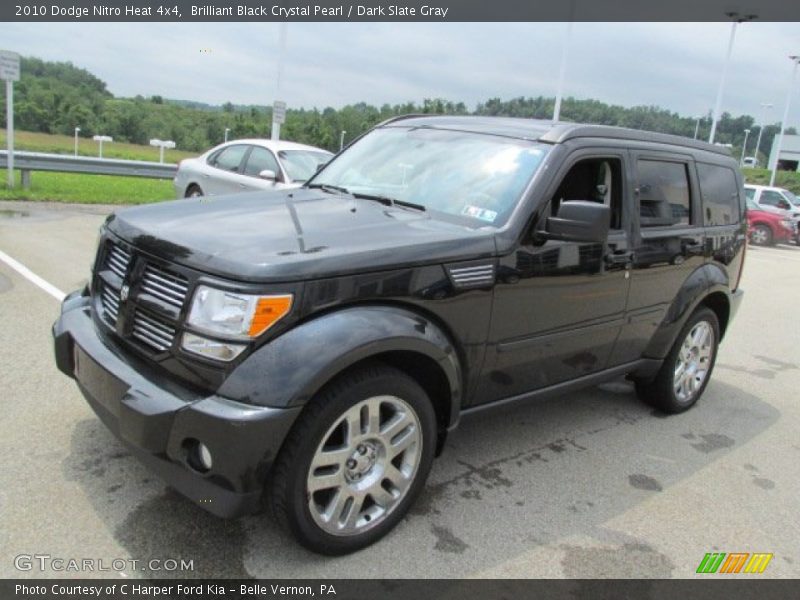 Brilliant Black Crystal Pearl / Dark Slate Gray 2010 Dodge Nitro Heat 4x4