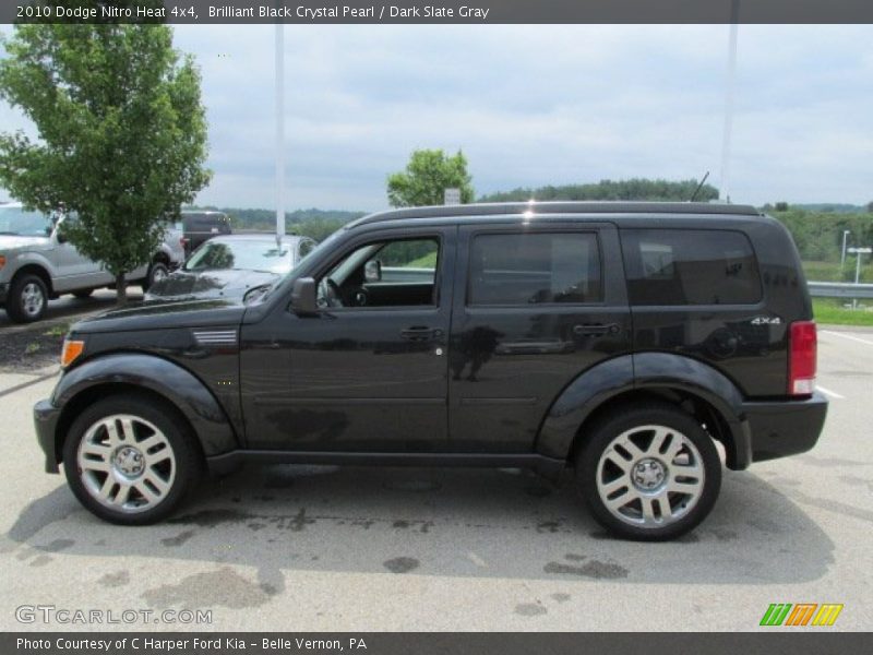 Brilliant Black Crystal Pearl / Dark Slate Gray 2010 Dodge Nitro Heat 4x4