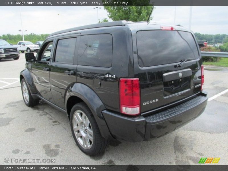 Brilliant Black Crystal Pearl / Dark Slate Gray 2010 Dodge Nitro Heat 4x4