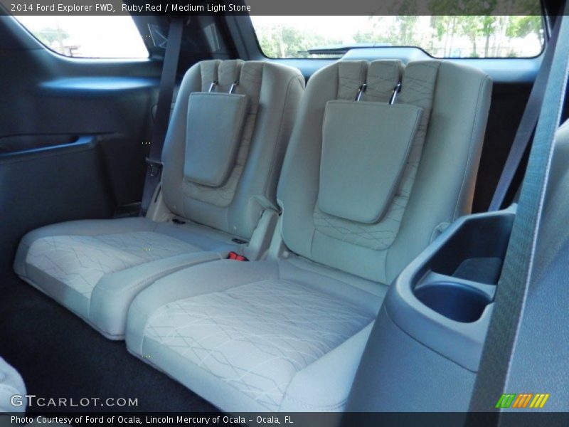 Rear Seat of 2014 Explorer FWD