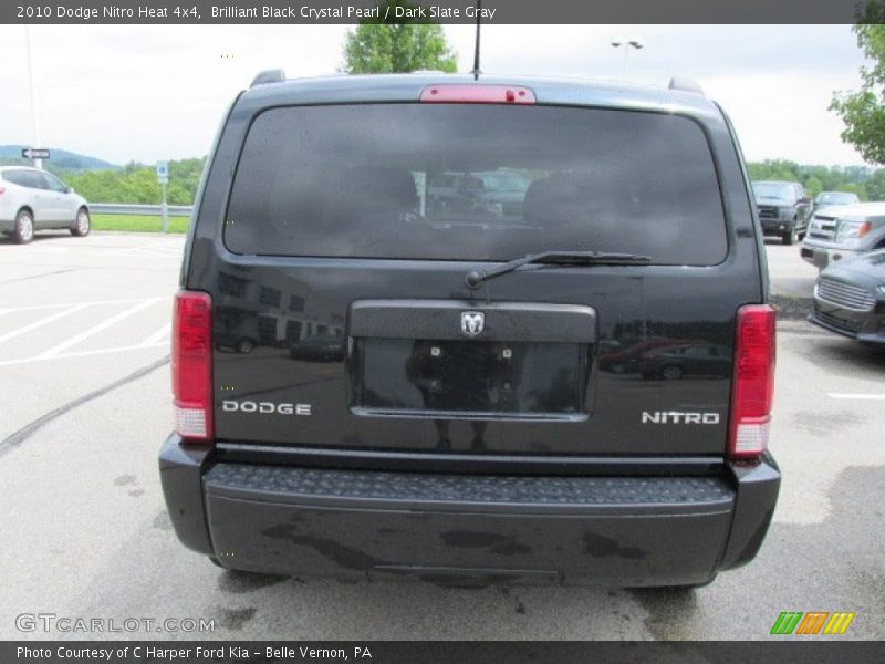 Brilliant Black Crystal Pearl / Dark Slate Gray 2010 Dodge Nitro Heat 4x4