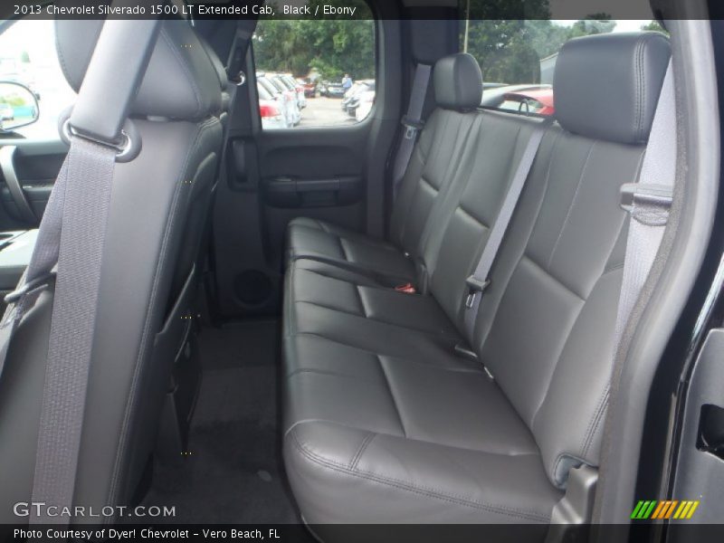 Rear Seat of 2013 Silverado 1500 LT Extended Cab