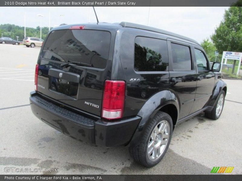 Brilliant Black Crystal Pearl / Dark Slate Gray 2010 Dodge Nitro Heat 4x4