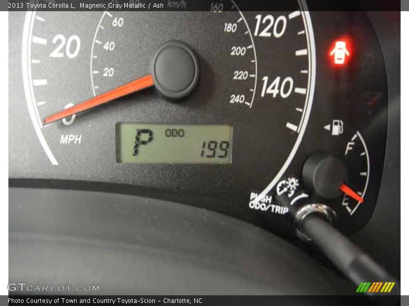 Magnetic Gray Metallic / Ash 2013 Toyota Corolla L