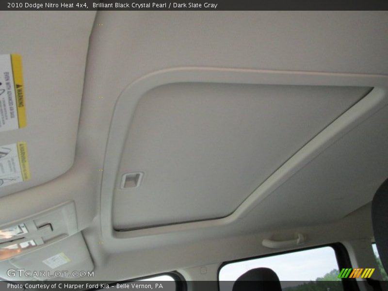 Brilliant Black Crystal Pearl / Dark Slate Gray 2010 Dodge Nitro Heat 4x4