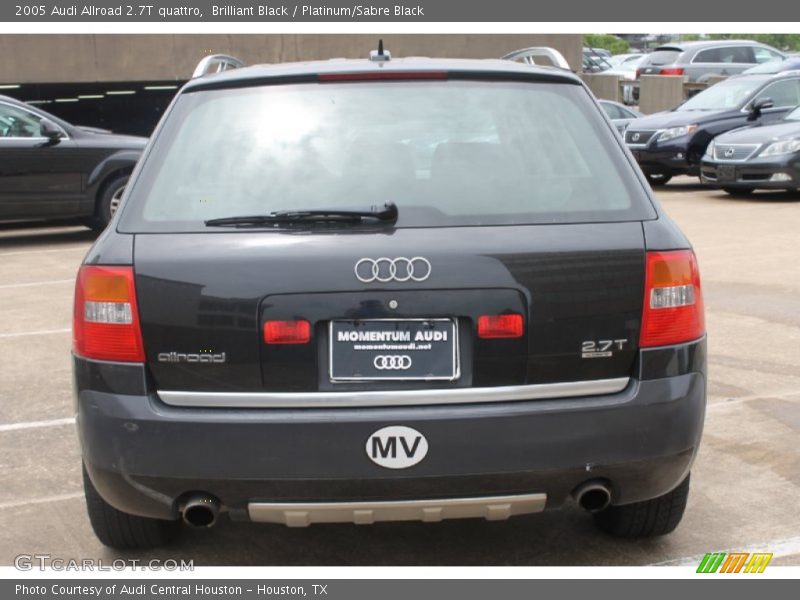 Brilliant Black / Platinum/Sabre Black 2005 Audi Allroad 2.7T quattro
