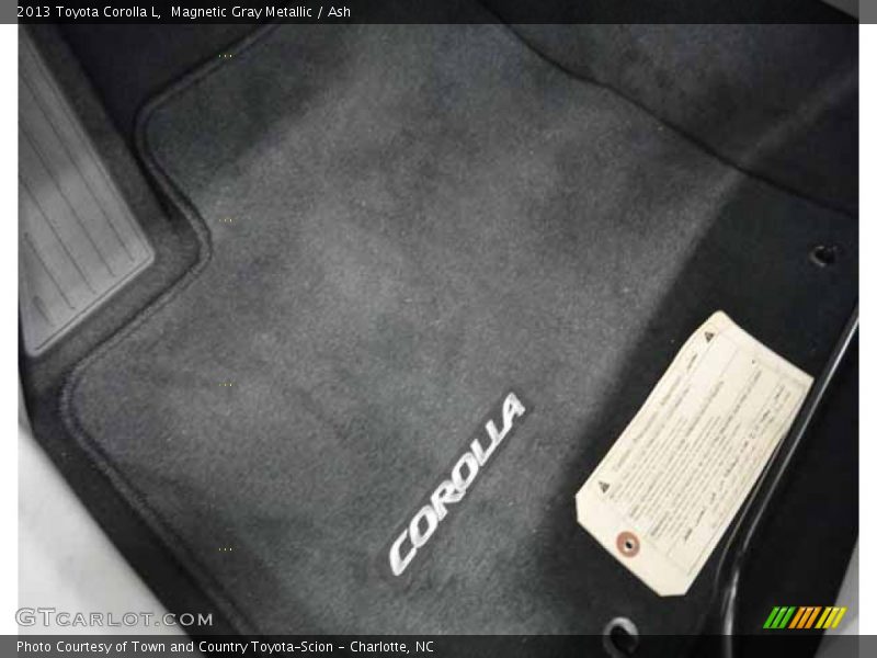 Magnetic Gray Metallic / Ash 2013 Toyota Corolla L