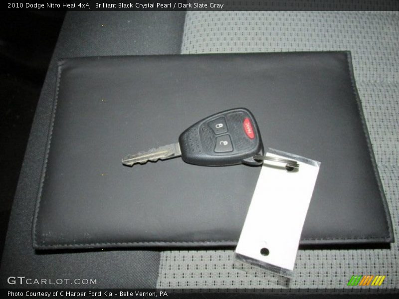 Brilliant Black Crystal Pearl / Dark Slate Gray 2010 Dodge Nitro Heat 4x4