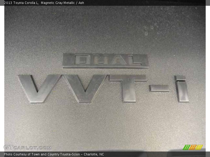 Magnetic Gray Metallic / Ash 2013 Toyota Corolla L
