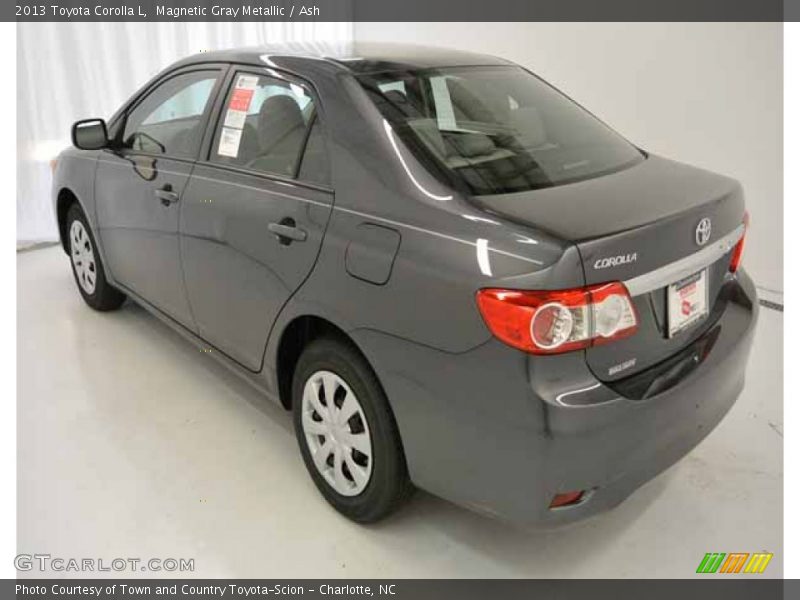 Magnetic Gray Metallic / Ash 2013 Toyota Corolla L