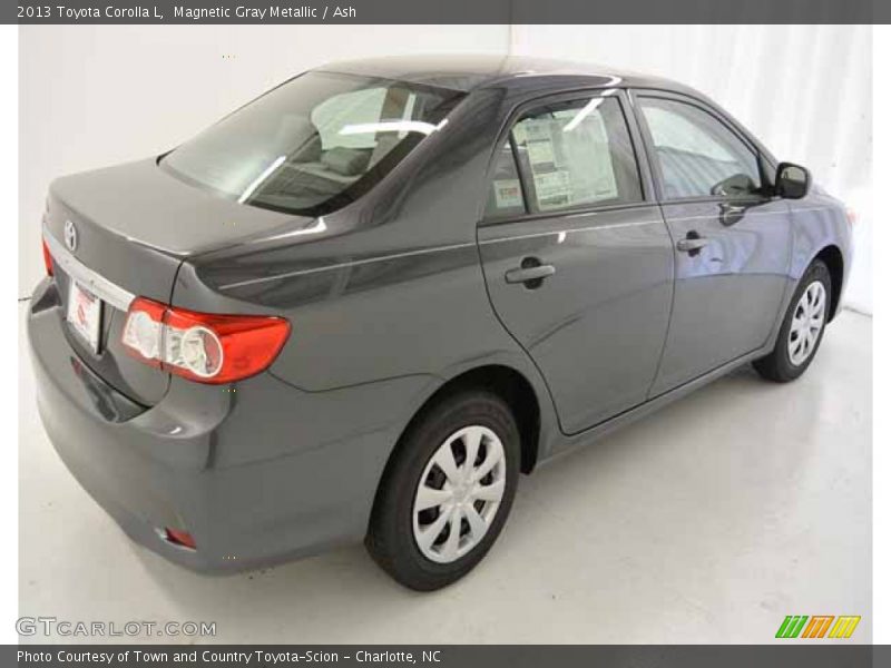 Magnetic Gray Metallic / Ash 2013 Toyota Corolla L