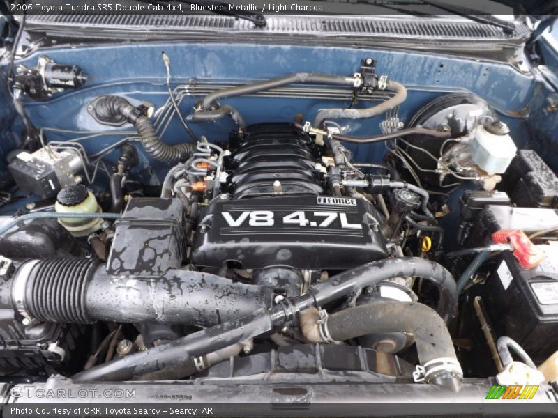 Bluesteel Metallic / Light Charcoal 2006 Toyota Tundra SR5 Double Cab 4x4