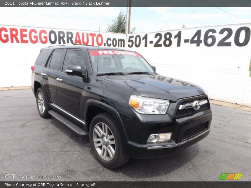 Black / Black Leather 2011 Toyota 4Runner Limited 4x4