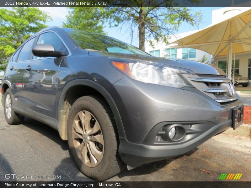 Polished Metal Metallic / Gray 2012 Honda CR-V EX-L