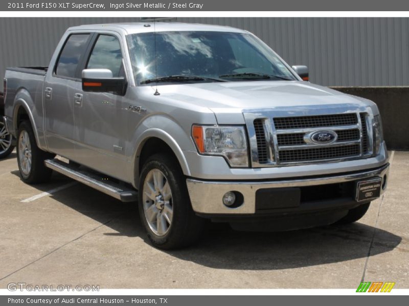 Ingot Silver Metallic / Steel Gray 2011 Ford F150 XLT SuperCrew