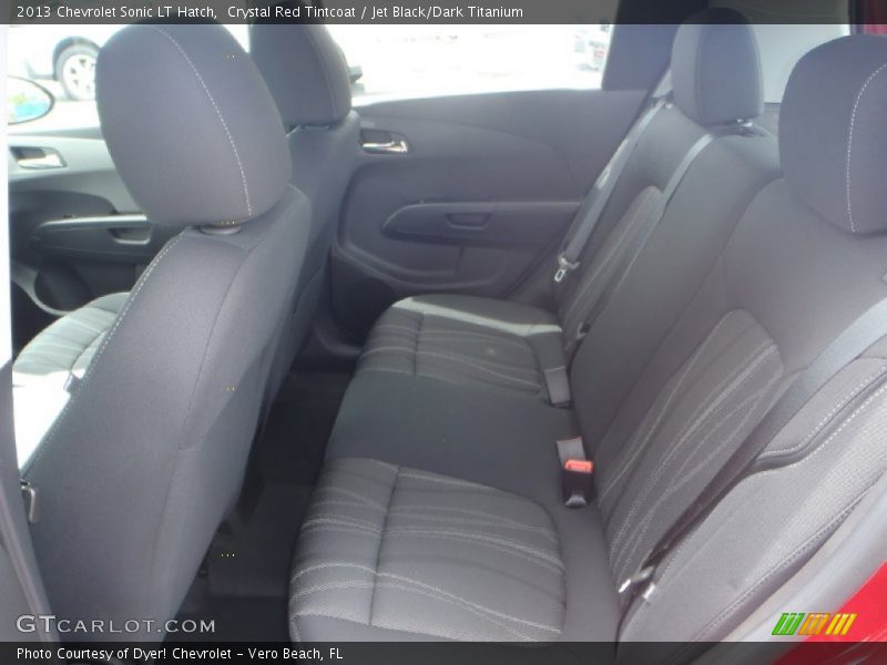 Crystal Red Tintcoat / Jet Black/Dark Titanium 2013 Chevrolet Sonic LT Hatch