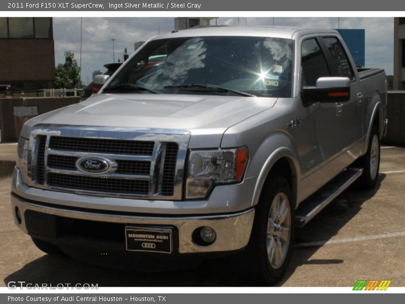 Ingot Silver Metallic / Steel Gray 2011 Ford F150 XLT SuperCrew