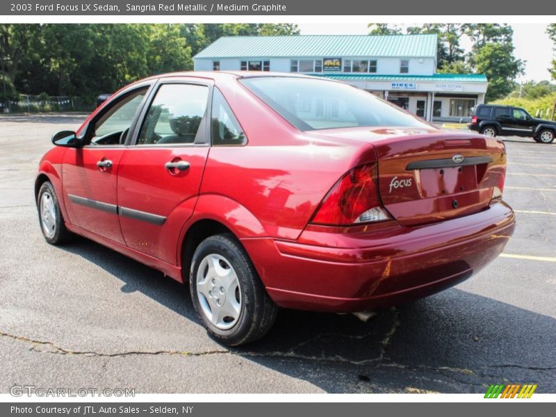 Sangria Red Metallic / Medium Graphite 2003 Ford Focus LX Sedan