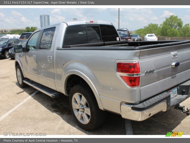 Ingot Silver Metallic / Steel Gray 2011 Ford F150 XLT SuperCrew