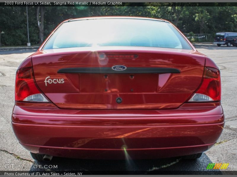 Sangria Red Metallic / Medium Graphite 2003 Ford Focus LX Sedan