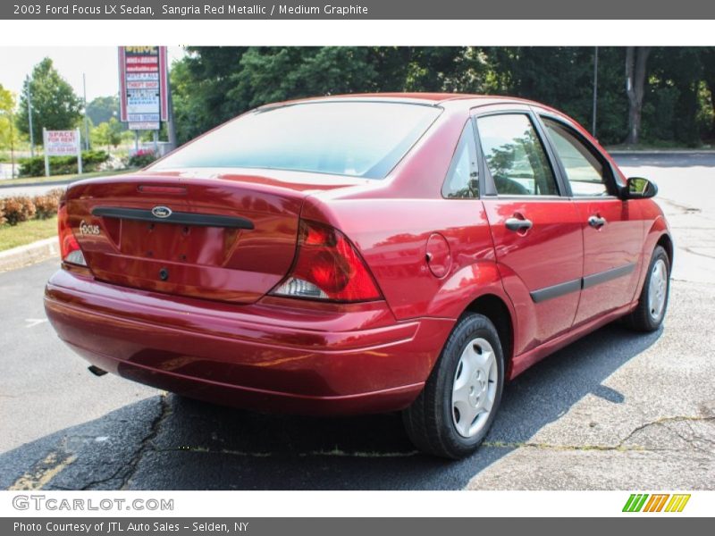 Sangria Red Metallic / Medium Graphite 2003 Ford Focus LX Sedan