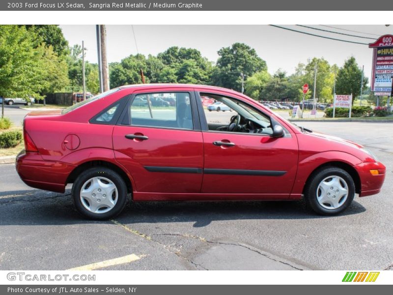 Sangria Red Metallic / Medium Graphite 2003 Ford Focus LX Sedan