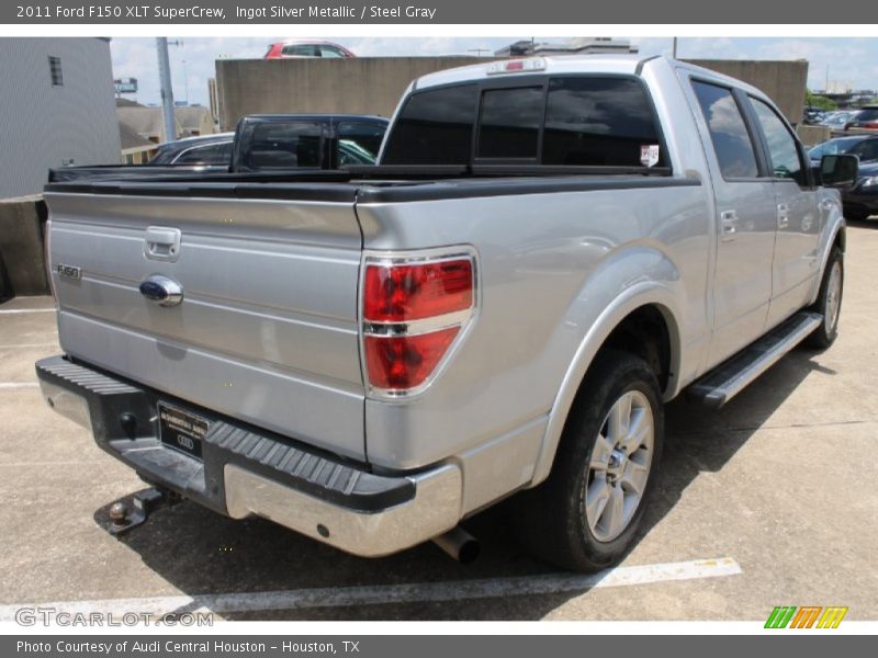 Ingot Silver Metallic / Steel Gray 2011 Ford F150 XLT SuperCrew