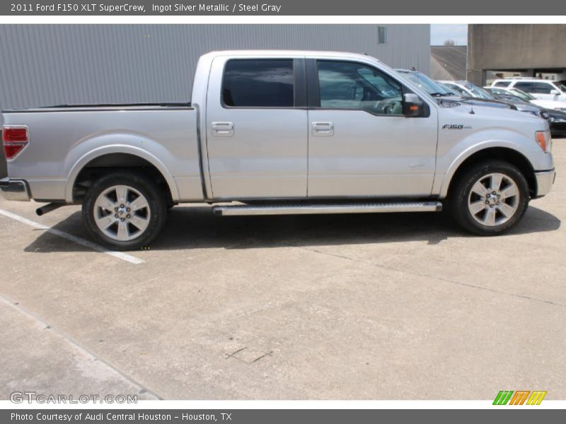 Ingot Silver Metallic / Steel Gray 2011 Ford F150 XLT SuperCrew