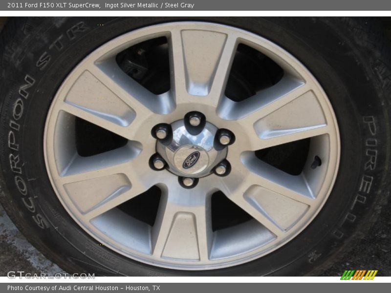 Ingot Silver Metallic / Steel Gray 2011 Ford F150 XLT SuperCrew