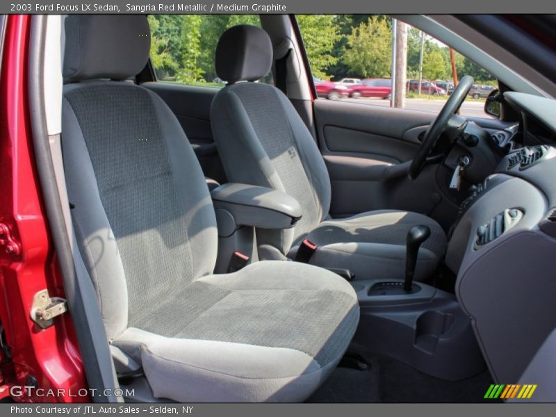 Sangria Red Metallic / Medium Graphite 2003 Ford Focus LX Sedan