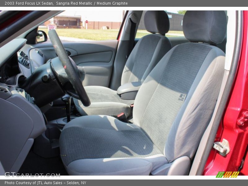 Sangria Red Metallic / Medium Graphite 2003 Ford Focus LX Sedan
