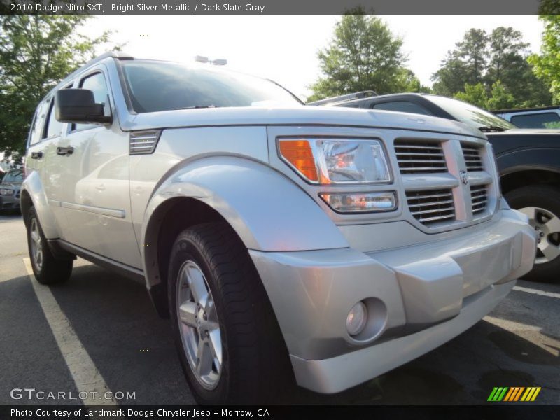 Bright Silver Metallic / Dark Slate Gray 2010 Dodge Nitro SXT