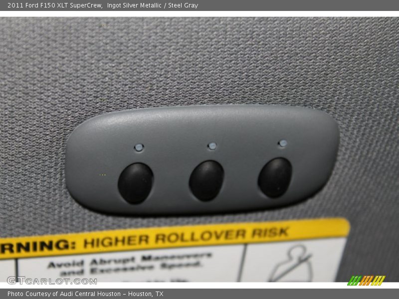 Ingot Silver Metallic / Steel Gray 2011 Ford F150 XLT SuperCrew