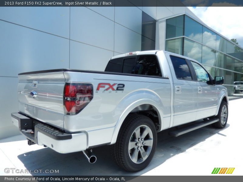 Ingot Silver Metallic / Black 2013 Ford F150 FX2 SuperCrew
