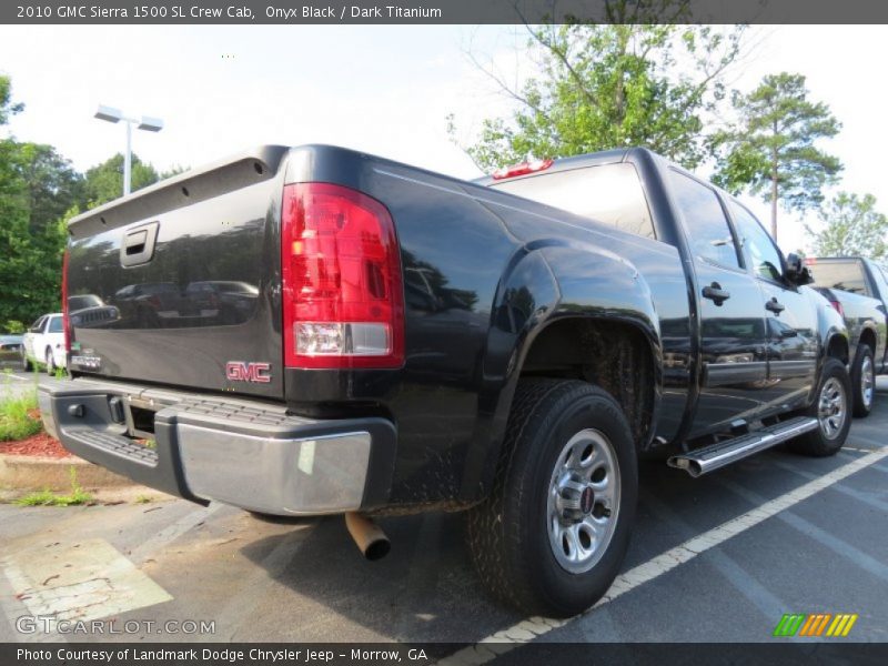 Onyx Black / Dark Titanium 2010 GMC Sierra 1500 SL Crew Cab