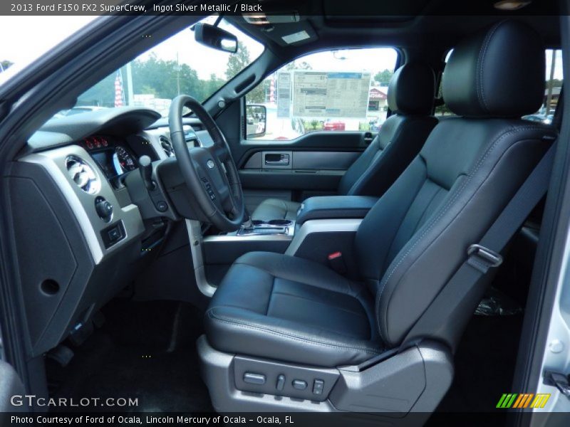 Ingot Silver Metallic / Black 2013 Ford F150 FX2 SuperCrew
