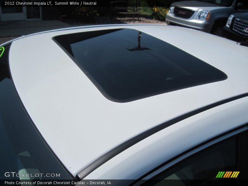 Summit White / Neutral 2012 Chevrolet Impala LT