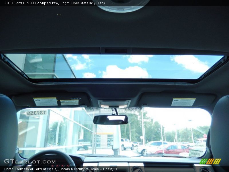 Ingot Silver Metallic / Black 2013 Ford F150 FX2 SuperCrew