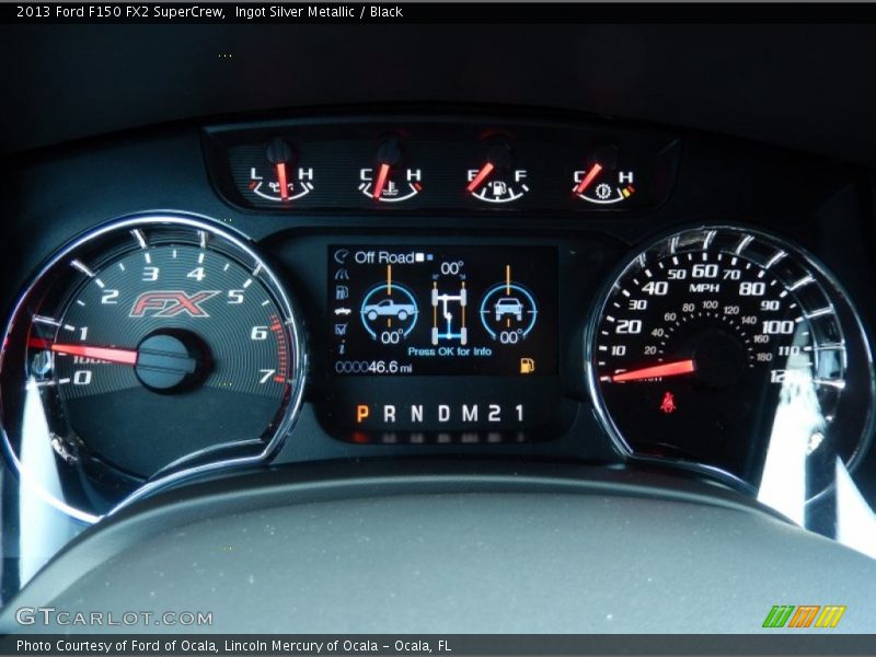 Ingot Silver Metallic / Black 2013 Ford F150 FX2 SuperCrew