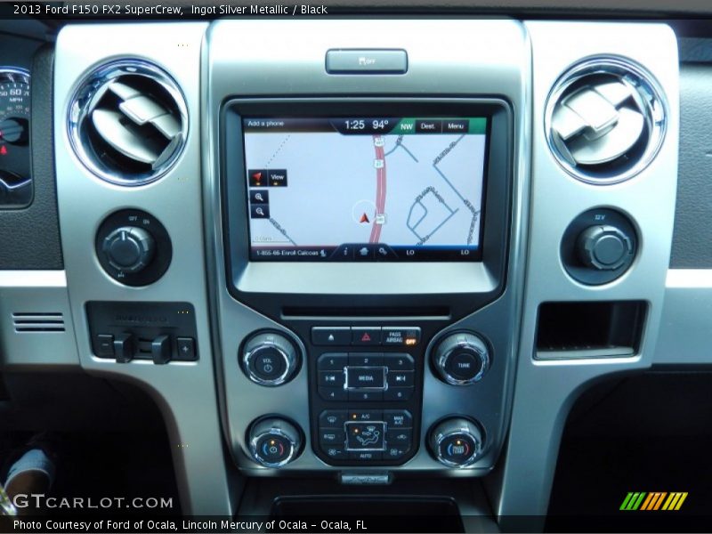 Ingot Silver Metallic / Black 2013 Ford F150 FX2 SuperCrew