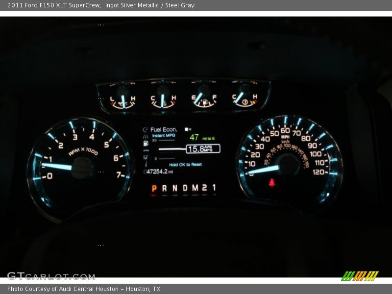 Ingot Silver Metallic / Steel Gray 2011 Ford F150 XLT SuperCrew