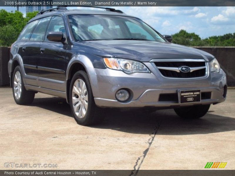Diamond Gray Metallic / Warm Ivory 2008 Subaru Outback 2.5i Limited L.L.Bean Edition