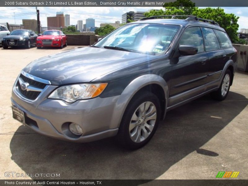 Diamond Gray Metallic / Warm Ivory 2008 Subaru Outback 2.5i Limited L.L.Bean Edition