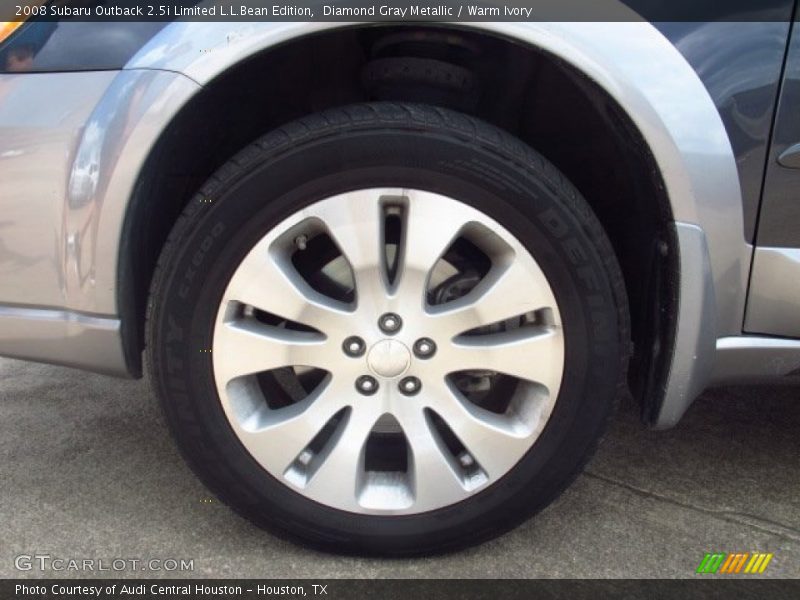Diamond Gray Metallic / Warm Ivory 2008 Subaru Outback 2.5i Limited L.L.Bean Edition