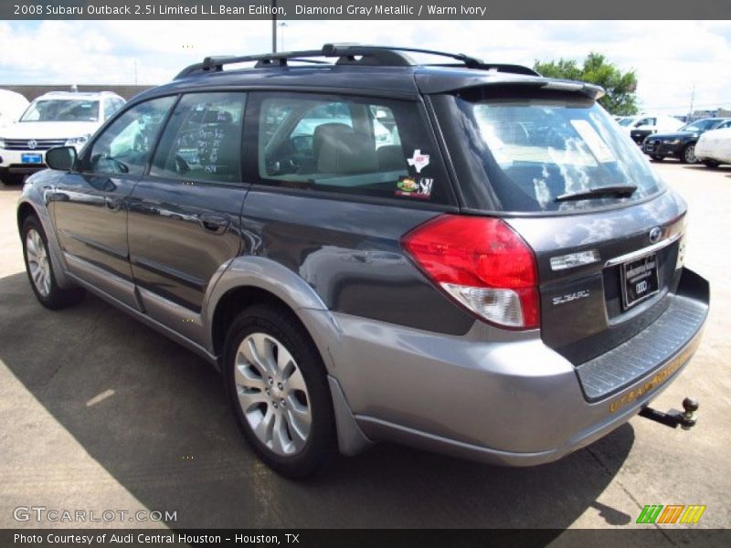 Diamond Gray Metallic / Warm Ivory 2008 Subaru Outback 2.5i Limited L.L.Bean Edition
