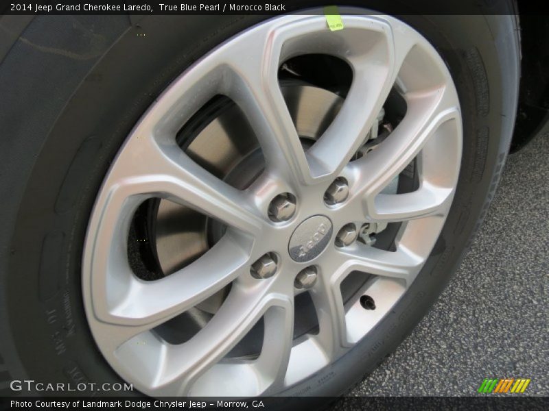 True Blue Pearl / Morocco Black 2014 Jeep Grand Cherokee Laredo